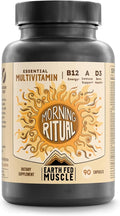 Earth Fed Muscle Morning Ritual Multivitamin for Women Supports General Health &amp Wellness - Multivitamin with Iron for Immune &amp Heart Support – Daily Vitamin for Women - 30 Day Supply 60 Caps