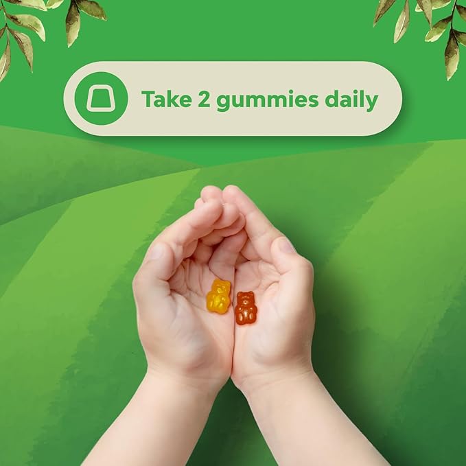 Bundle of Plant Based Kids Multivitamin Gummies with Vitamins A C D3 E B6 &amp B12 Zinc &amp Iodine and Kids DHA Omega 3 Gummies with Vegetarian 6 9 for Vision Brain &amp Immunity - Non GMO Su