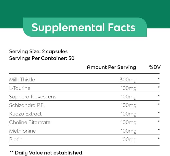 LiverBest - Supplement Featuring Milk Thistle L-Taurine and More