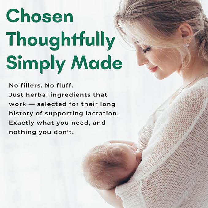 Breastfeeding Supplement - Support Increase Milk Supply with Fenugreek Fennel and Milk Thistle - Lactation Support Supplements for Supports Healthy Breast Milk Production 90 Capsules