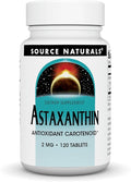Source Naturals Astaxanthin Antioxidant Carotenoid* 2mg - 120 Tablets