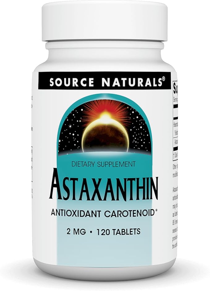 Source Naturals Astaxanthin Antioxidant Carotenoid* 2mg - 120 Tablets