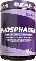 EAS Phosphagen Ultimate Creatine Powder | Power Strength Muscle Size &amp Cell Volumization | Pure 99.9% Potency | 200 Servings (Unflavored)