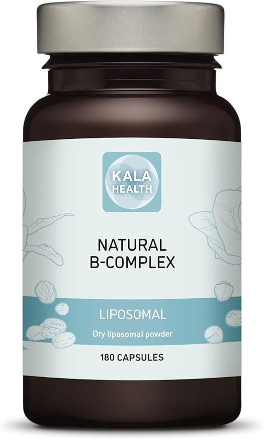Natural Liposomal B Complex Capsules with All 6 Important B Vitamins (180)