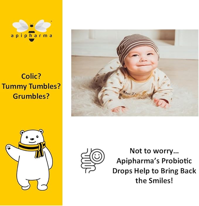Infant Probiotic Drops with Vitamin D3 - for Kids Toddlers &amp Infants - Digestive Health &amp Immunity Support Gas &amp Discomfort Assistance (0.32oz)