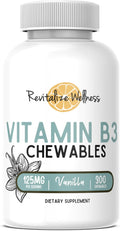 Vitamin B3 Chewables | 125 mg Vitamin B3 per Serving | Vanilla Flavor | 300 Servings