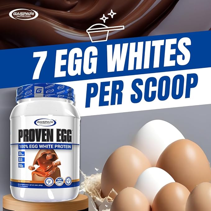 Gaspari Nutrition Proven Egg Fruity Cereal 100% Egg White Protein 25g Protein Keto Friendly Dairy and Lactose Free Soy Free (2 lbs Fruity Cereal)
