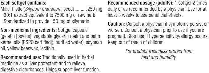 Holista Milk Thistle 250mg 240 Capsules