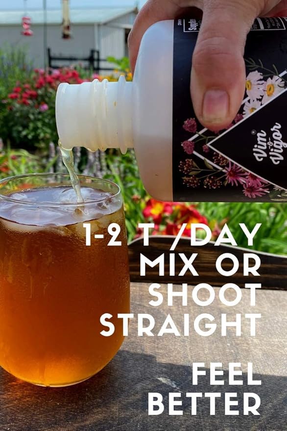 Tonic Vim &amp Vigor 32 Shots Apple Cider Vinegar 14 Herbs Vegan Whole Organic Paleo Keto Whole 30 USA Made