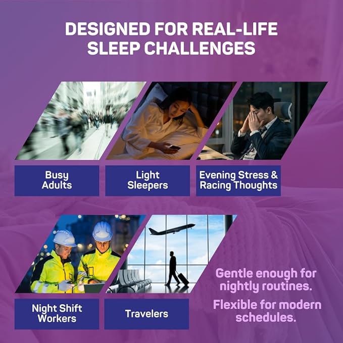Melatonin Capsules for Sleep - Natural Sleep Aid Supplement with L-Theanine &amp GABA - SleepEZ Pillowz 30 Count