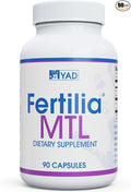 Fertilila MTL – Men’s Fertility Support Supplement | Male Pre-Conception Vitamins | Non-GMO Gluten-Free Dairy-Free | 90 Capsules - 3 Month Supply