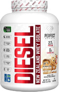 PERFECT SPORTS Diesel 100% New Zealand Whey Protein Isolate | Stevia Sweetened No Artificial Ingredients Keto | 0g Carb 0g Fat 26g Protein | 5 Pounds (Brown Sugar Bubble Tea)