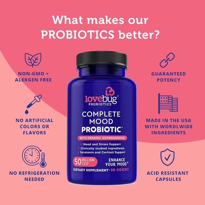 LOVEBUG Calm Mommy and Toddler Probiotic Bundle
