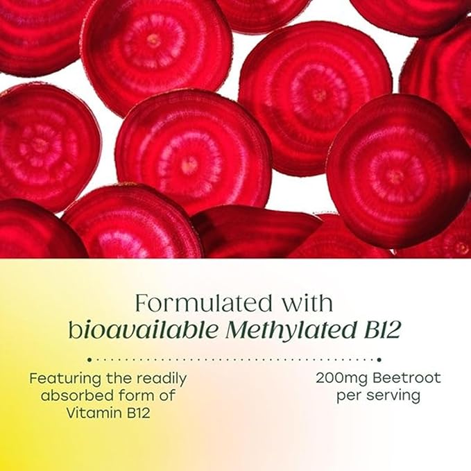 MegaFood Extra Strength Methyl B12 Vitamins Bioavailable Vitamin B12 3000mcg Per Serving Supports Energy Metabolism &amp Nervous System Health Beet Root Vegan Gluten Free 90 Capsules 90 Servin