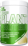 Evlution Nutrition Stacked Plant Protein Powder Vegan Non-GMO Gluten-Free Probiotics BCAAs Fiber Plant-Based Protein Complex 300G (Natural Vanilla)