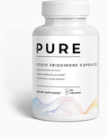 PURE LIFE CoQ10 Ubiquinone Capsules – Coenzyme Q10 Supplement for Energy Muscle Recovery &amp Support Cardiovascular Health – 30 Vegan Capsules – Nutritional Supplement – Made in USA