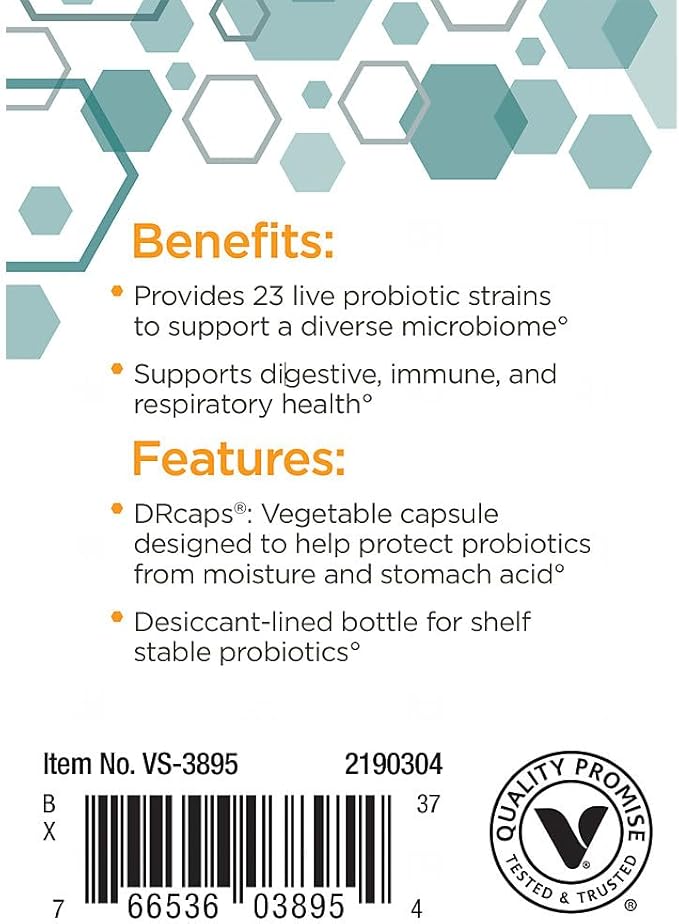 Probiotic - 35 Billion CFUs - Supports Digestive Health (30 Vegetable Capsules)