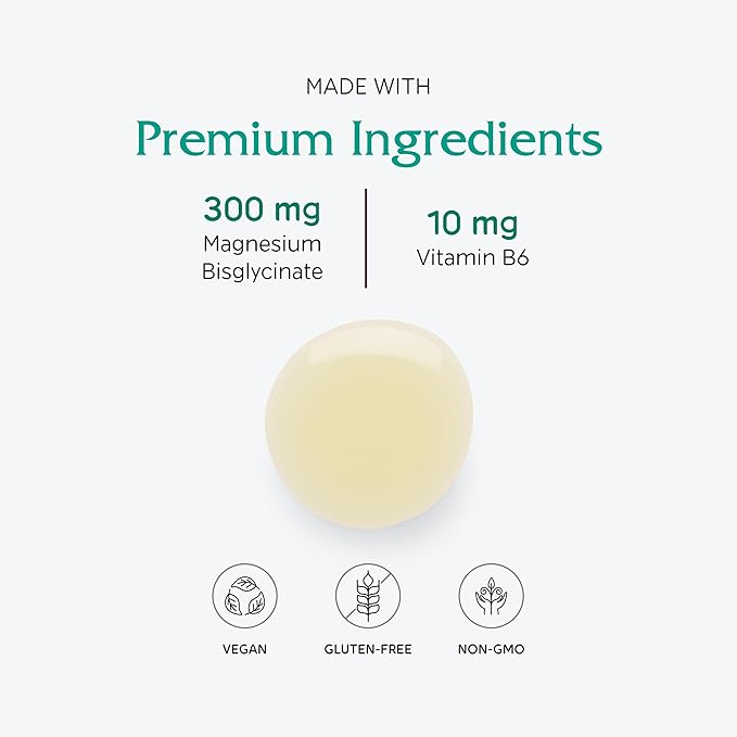 Vitanica Magnesium Tonic Liquid Magnesium Bisglycinate Chelate 300 mg with Vitamin B6 Dr Formulated Supplement Orange Flavor Vegan Gluten Free and Non-GMO16 fl oz