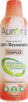 Vida Lifescience Liposomal NAD+ Liquid Supplement with Resveratrol – 32 Servings – Supports Cellular Energy &amp Metabolic Function – Vegan Gluten-Free Non-GMO