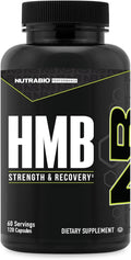 NutraBio HMB Supplement Amino Acid 1000mg 120 Capsules