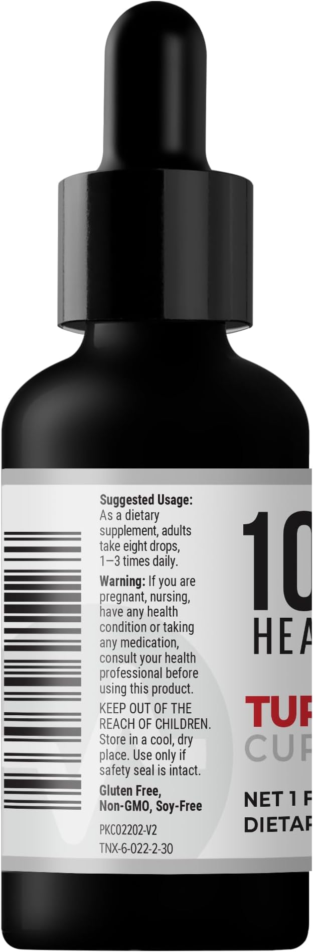 10X Health Turmeric Curcumin Supplement with Vitamin D3 &amp B12-30mL High Absorption Turmeric Supplement for Joint Supplements for Women Immunity &amp Heart Health - Curcuma Curcumin Supplements