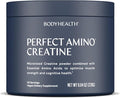 BodyHealth Creatine Monohydrate Powder – Vegan Pre Workout Supplement with PerfectAmino BCAAs &amp EAAs – Keto-Friendly Muscle Recovery &amp Energy Support – 5g Creatine per Serving.