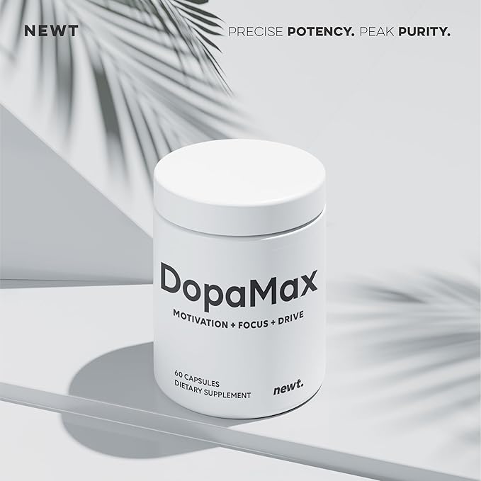 DopaMax Dopamine Support Supplement – Motivation Focus &amp Drive Capsules – Brain Food Formula with L-Dopa for Mood Balance &amp Cognitive Support – 60 Capsules