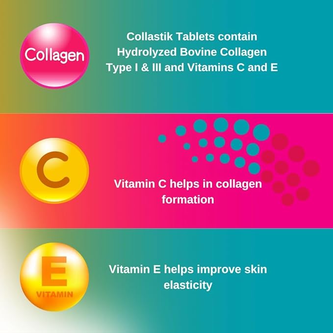 Hydrolyzed Collagen with Vitamins E y C Plus Biotin. Healthy Skin Nails and Hair