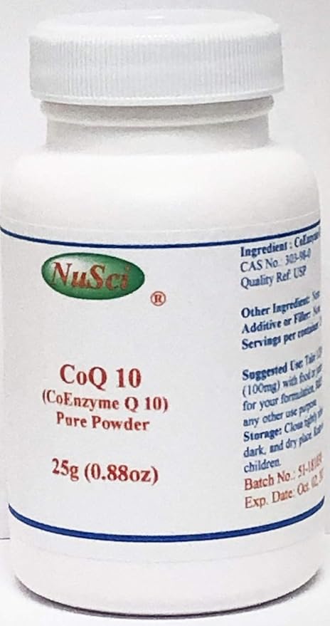CoEnzyme Q10 CoQ10 Q10 Pure Powder (25 Grams (0.88 oz))