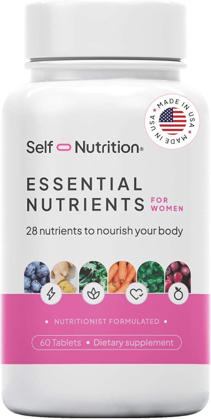 Vegan Multivitamins for Women - Once Daily - 28 Nutrients - Boost Energy Sleep Hair Skin Nails &amp Reduce Cravings - Keto Vegan Gluten Free USA 2-Months Supply