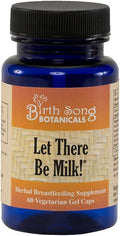 Birth Song Botanicals Let There Be Milk! Vegetarian Liquid Capsules – Fenugreek Goat’s Rue Blessed Thistle to Boost Milk Supply – Breastfeeding Supplement for Nursing &amp Pumping Moms 60 Count