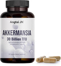 Akkermansia Muciniphila Probiotic 30 Billion TFU Pasteurized Form with Natural Prebiotic Inulin GLP-1 Supplement for Gut Health &amp Digestion Shelf Stable 30 Vegan Capsules