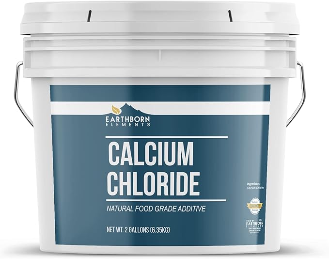 Earthborn Elements Calcium Chloride &amp Citric Acid Bundle (2 Gallons Each) Pure &amp Undiluted Home &amp Pantry Additives