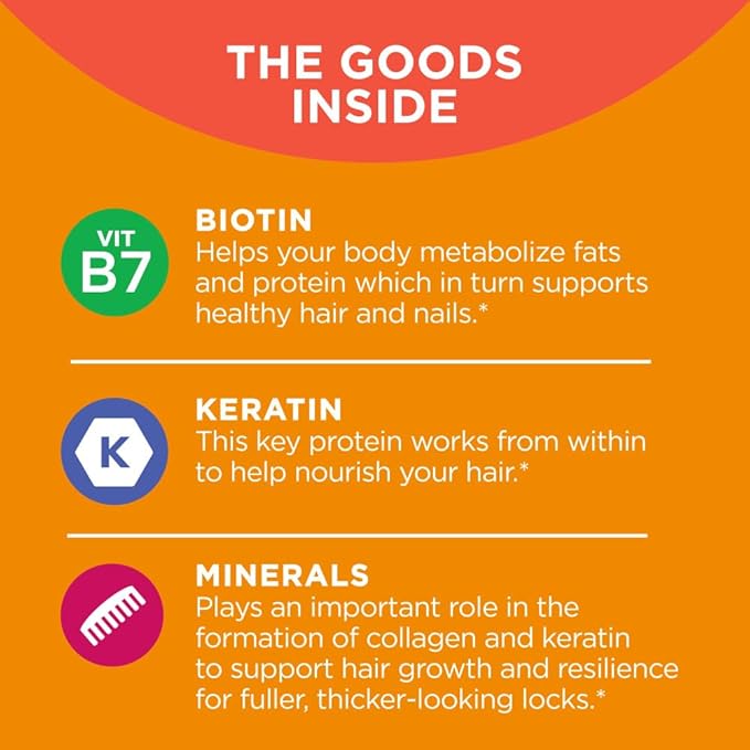 OLLY Hair and Energy Vitamin Bundles - Ultra Strength Hair Softgels with Biotin Keratin Vitamin D B12 and Daily Energy Gummy with B12 CoQ10 Goji Berry - 30 and 60 Count