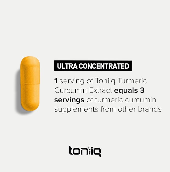 Turmeric Curcumin - Ultra High Potency 60:1 Extract with 97% Curcuminoids - 1200mg Per Serving - Black Pepper &amp MCT Oil for Enhanced Absorption - Third-Party Lab Tested - 120 Capsules