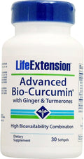 Life Extension Advanced Bio-Curcumin with Ginger &amp Turmerones 30 softgels