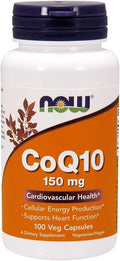NOW Foods CoQ10 150mg w/Lecithin 200mg - 100 - VegCap