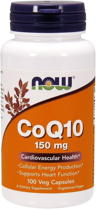 NOW Foods CoQ10 150mg w/Lecithin 200mg - 100 - VegCap
