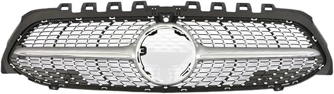 CONERY Automotive Accessories AMG Style CLA35 CLA45 Grille Compatible for Mercedes Benz CLA W118 CLA Grille 180 250 260 2019-2022 (Size : Diamond S W H)