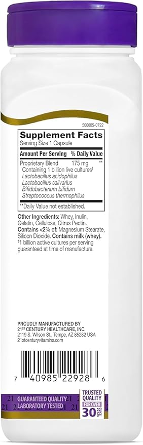 21st Century Acidophilus Probiotic Blend 150 Capsules (2 pack)