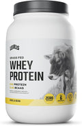 Levels Grass Fed Whey Protein Powder No Artificials 24G of Protein Vanilla Bean 2LB