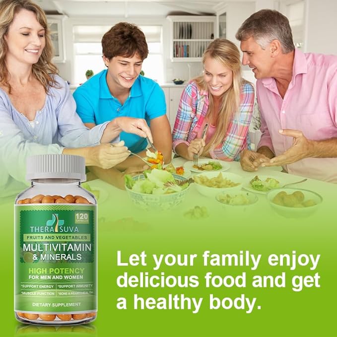 All Natural Multivitamins &amp Minerals + B Complex + Calcium + Magnesium + Zinc 100% Vegan Sourced Whole Food Supplement Complete Nutritional Support for Men &amp Women 2 Month Supply 120 Softg