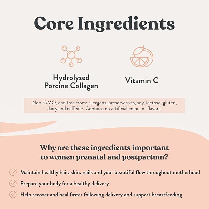 PROTIVA Thrive Collagen Powder for Women - 16 oz (450 g) Unflavored Everyday Collagen Peptide Powder Clinically Proven Safe for Pregnancy and Breastfeeding May Help Reduce Stretch Marks