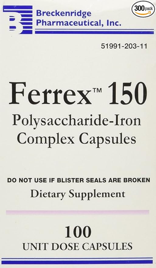 Ferrex 150 Capsules 100ct (5 Pack)