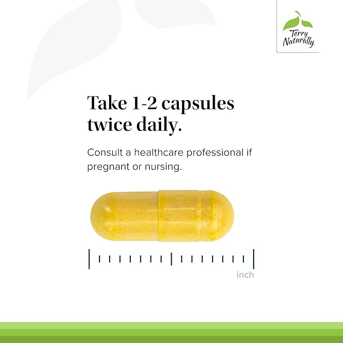Terry Naturally Arthocin - Boswellia Serrata Capsules with Devil's Claw &amp Curcumin - Supplement to Support Joint &amp Spine Health - Herbal Supplement Aids Comfort &amp Absorption - 60 Capsules