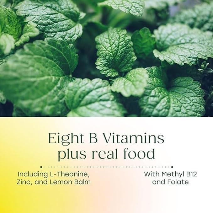 MegaFood Kids Vitamin B Complex – with Vitamin B12 &amp B6 Folate Biotin Zinc Lemon Balm L Theanine &amp More Supports Cellular Energy Metabolism Vegetarian Gluten Free – 90 Mini Tablets