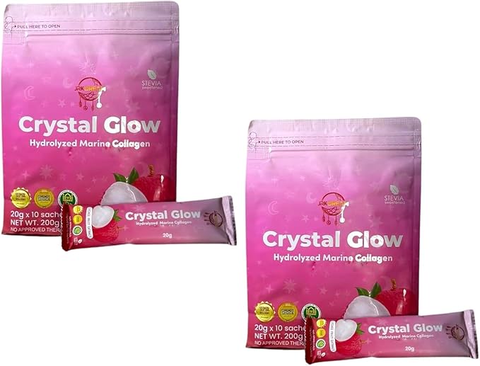 Generic 20 Sachets Crystal Glow Lychee Drink by JRK Dream