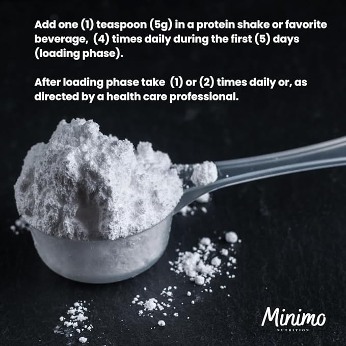 Creatine Monohydrate Powder 5000mg Per Serving 50 Servings 100% Pure Supports Muscle Energy &amp Strength 8.8 oz