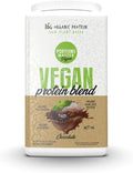 Portions Master Vegan Protein Blend Complete Plant Based Protein Powder with Pea Hemp Seed Goji Blend Medium Chain Triglycerides (750g Chocolate)