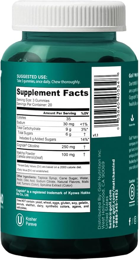 3 Bottles of Goli Favorites Bundle: Ashwagandha KSM-66 Apple Cider Vinegar Matcha Mind Supplements with Cognizin Vitamins D2 and B12